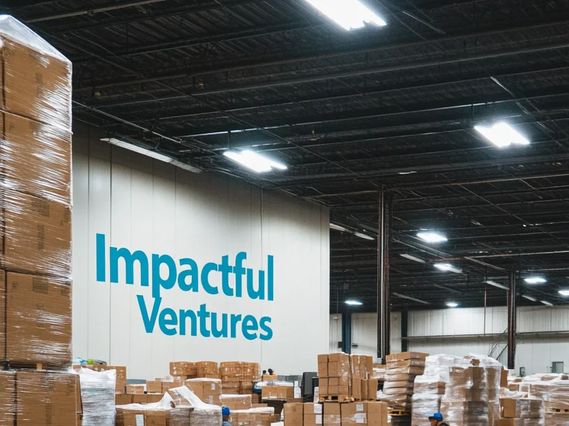 Shrink-wrapped pallets staged on the warehouse floor
