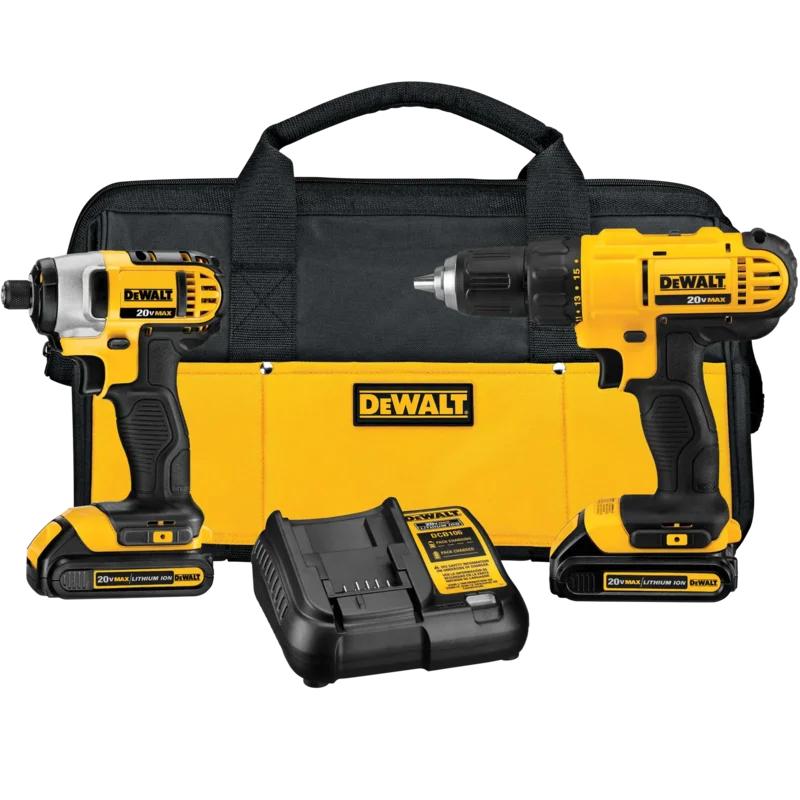 20V MAX* Lithium Ion Drill Driver/Impact Driver Combo Kit(1.3 Ah)